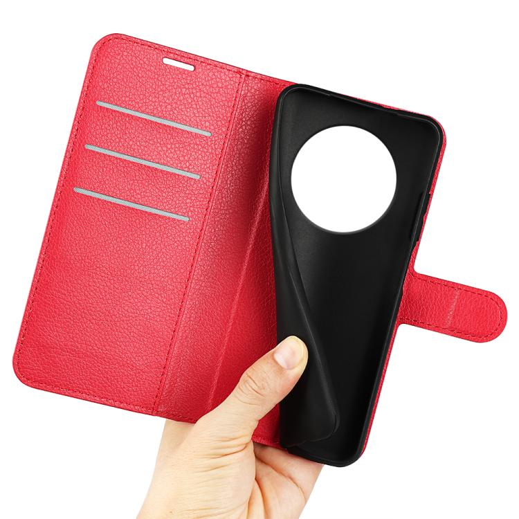 For Realme 14 Pro+ Litchi Texture Horizontal Flip Leather Phone Case with Holder