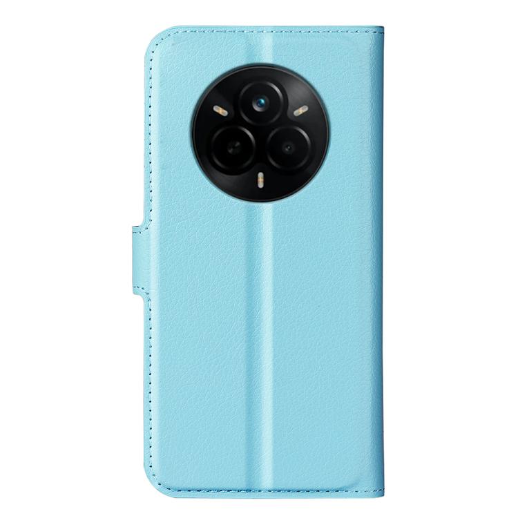For Realme 14 Pro+ Litchi Texture Horizontal Flip Leather Phone Case with Holder