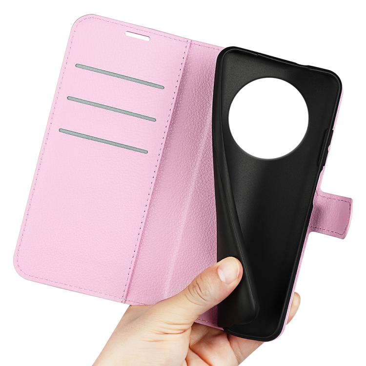 For Realme 14 Pro+ Litchi Texture Horizontal Flip Leather Phone Case with Holder