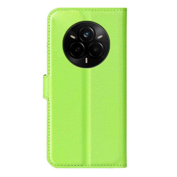 For Realme 14 Pro+ Litchi Texture Horizontal Flip Leather Phone Case with Holder