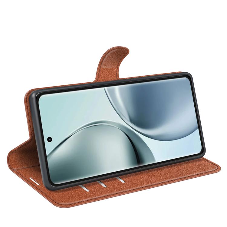For Realme 14 Pro 5G Litchi Texture Horizontal Flip Leather Phone Case with Holder
