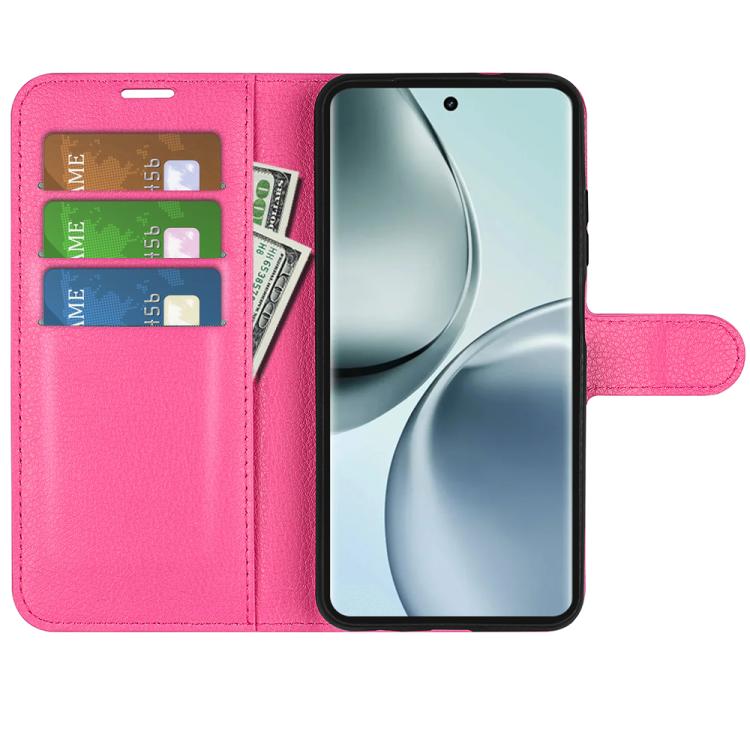 For Realme 14 Pro 5G Litchi Texture Horizontal Flip Leather Phone Case with Holder