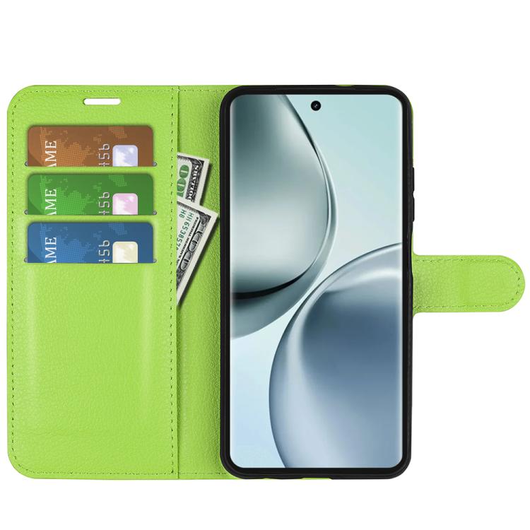 For Realme 14 Pro 5G Litchi Texture Horizontal Flip Leather Phone Case with Holder