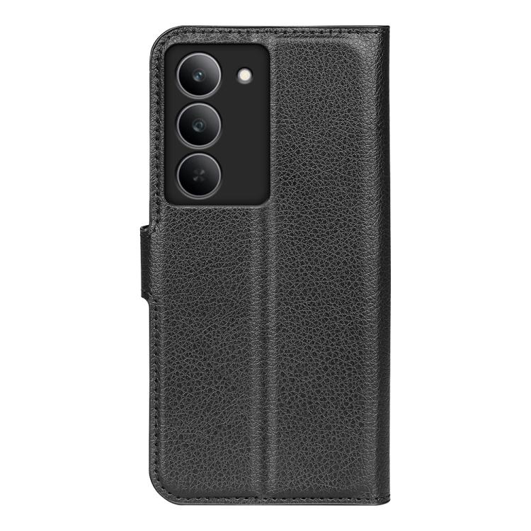 For Realme 14X 4G Litchi Texture Horizontal Flip Leather Phone Case with Holder
