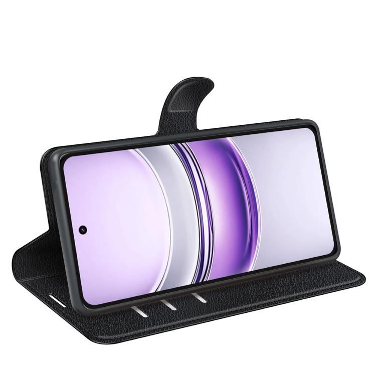 For Realme 14X 4G Litchi Texture Horizontal Flip Leather Phone Case with Holder
