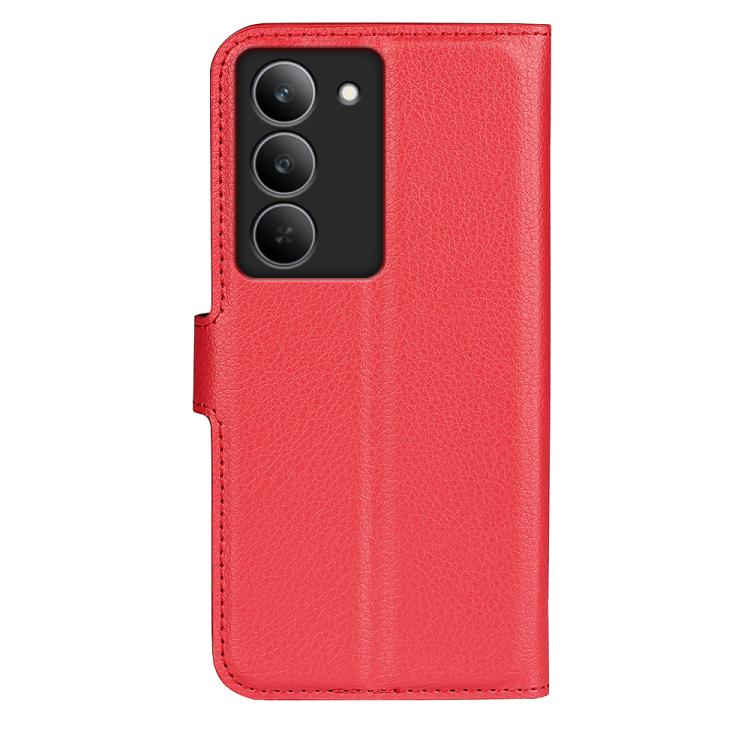 For Realme 14X 4G Litchi Texture Horizontal Flip Leather Phone Case with Holder
