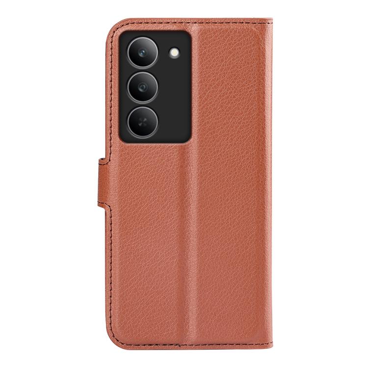 For Realme 14X 4G Litchi Texture Horizontal Flip Leather Phone Case with Holder
