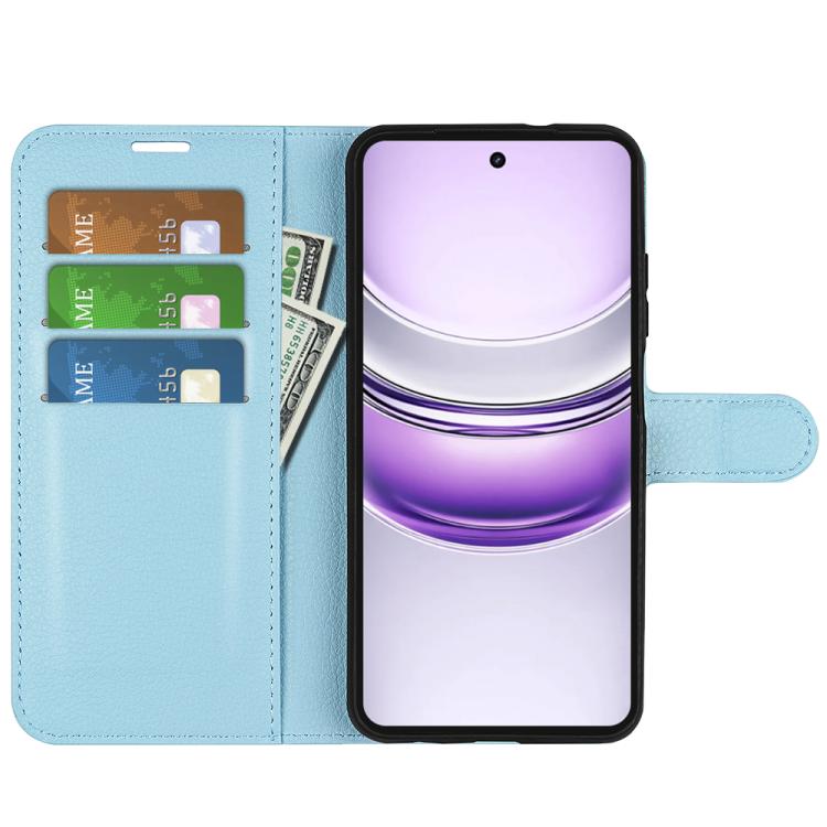 For Realme 14X 4G Litchi Texture Horizontal Flip Leather Phone Case with Holder