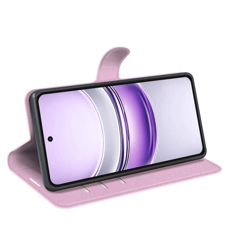 For Realme 14X 4G Litchi Texture Horizontal Flip Leather Phone Case with Holder