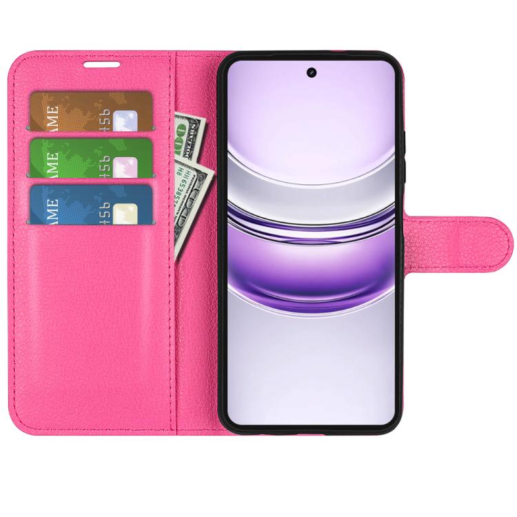 For Realme 14X 4G Litchi Texture Horizontal Flip Leather Phone Case with Holder