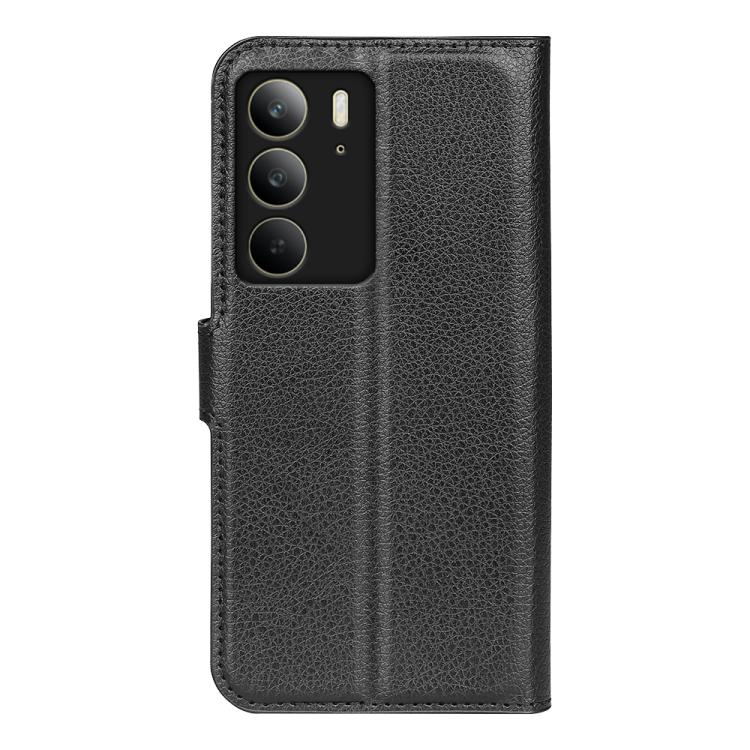For Realme C75 Litchi Texture Horizontal Flip Leather Phone Case with Holder