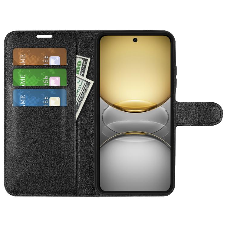 For Realme C75 Litchi Texture Horizontal Flip Leather Phone Case with Holder