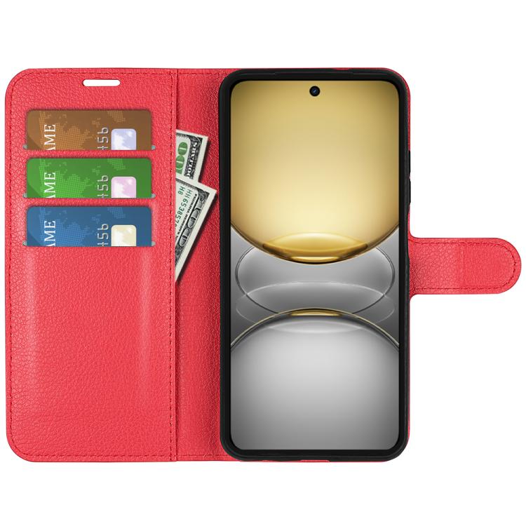 For Realme C75 Litchi Texture Horizontal Flip Leather Phone Case with Holder