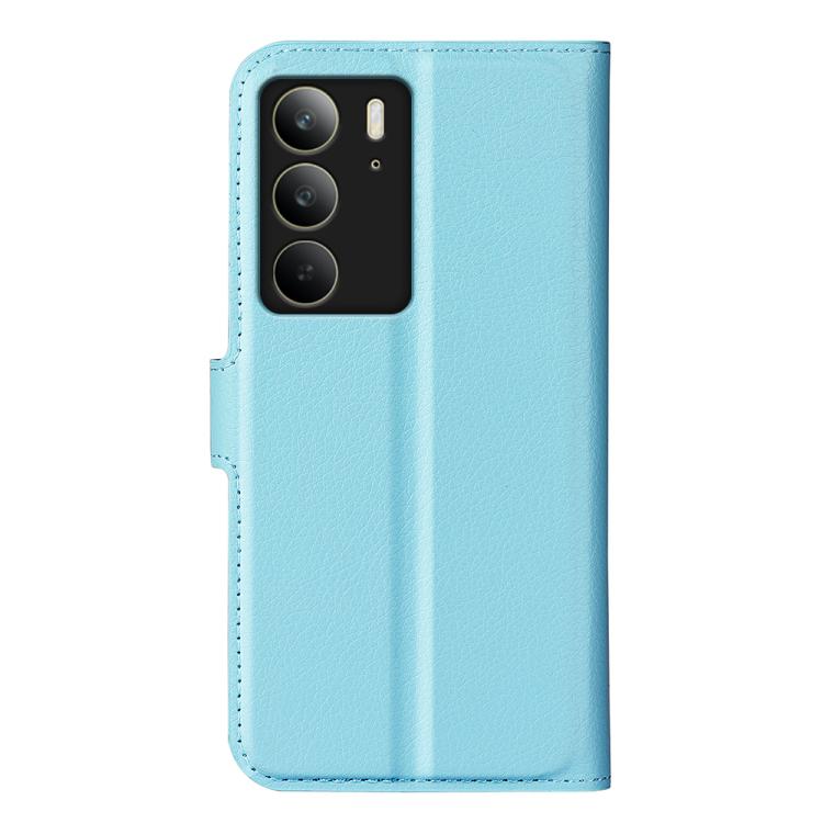 For Realme C75 Litchi Texture Horizontal Flip Leather Phone Case with Holder