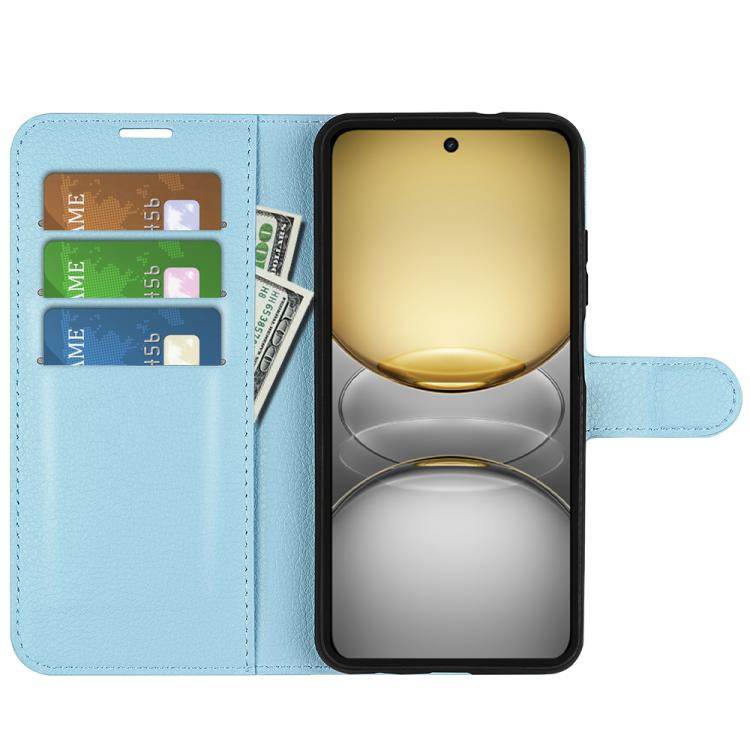For Realme C75 Litchi Texture Horizontal Flip Leather Phone Case with Holder