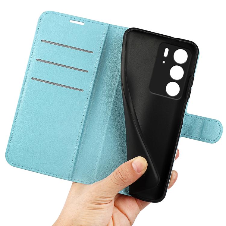 For Realme C75 Litchi Texture Horizontal Flip Leather Phone Case with Holder