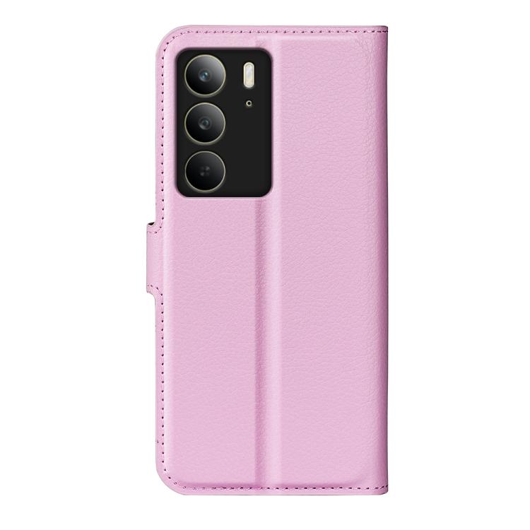 For Realme C75 Litchi Texture Horizontal Flip Leather Phone Case with Holder