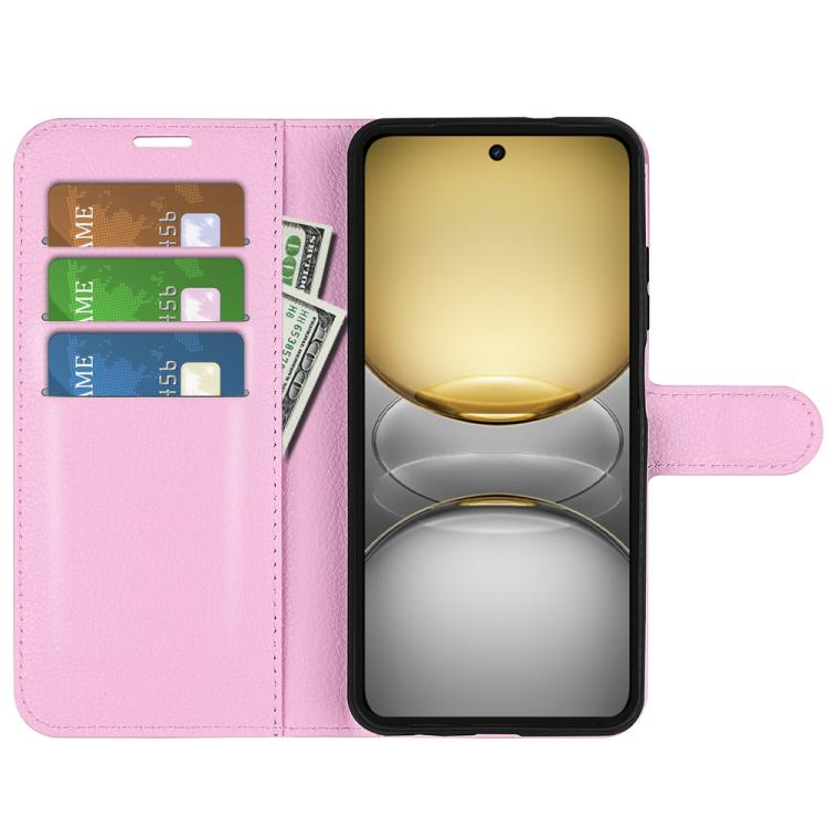 For Realme C75 Litchi Texture Horizontal Flip Leather Phone Case with Holder