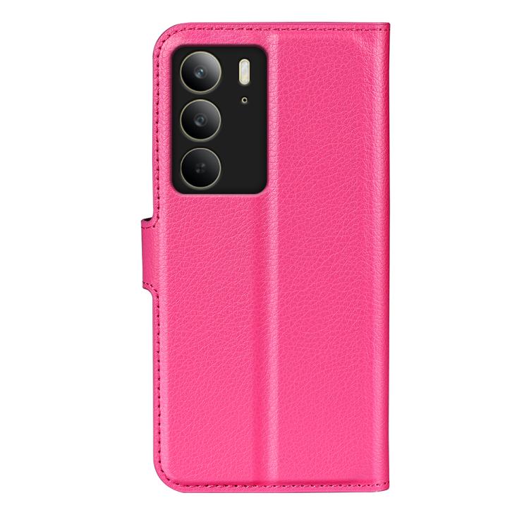 For Realme C75 Litchi Texture Horizontal Flip Leather Phone Case with Holder