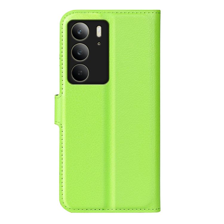 For Realme C75 Litchi Texture Horizontal Flip Leather Phone Case with Holder