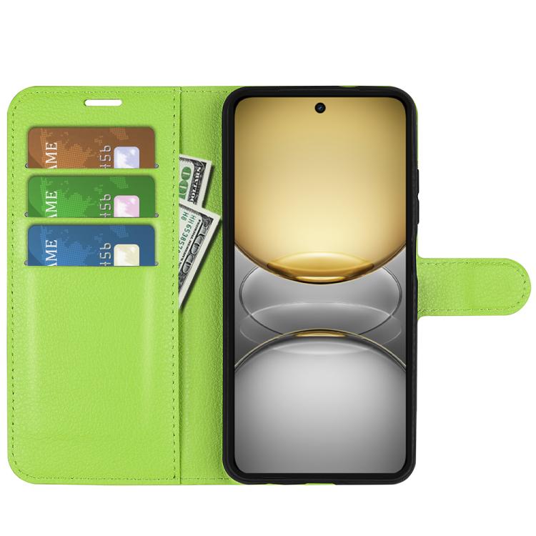 For Realme C75 Litchi Texture Horizontal Flip Leather Phone Case with Holder