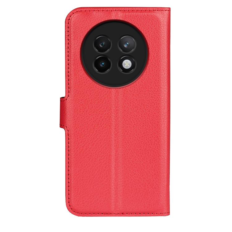 For Realme 13+ 5G Litchi Texture Horizontal Flip Leather Phone Case with Holder