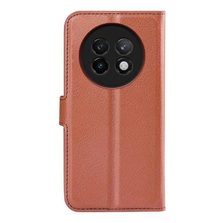 For Realme 13+ 5G Litchi Texture Horizontal Flip Leather Phone Case with Holder