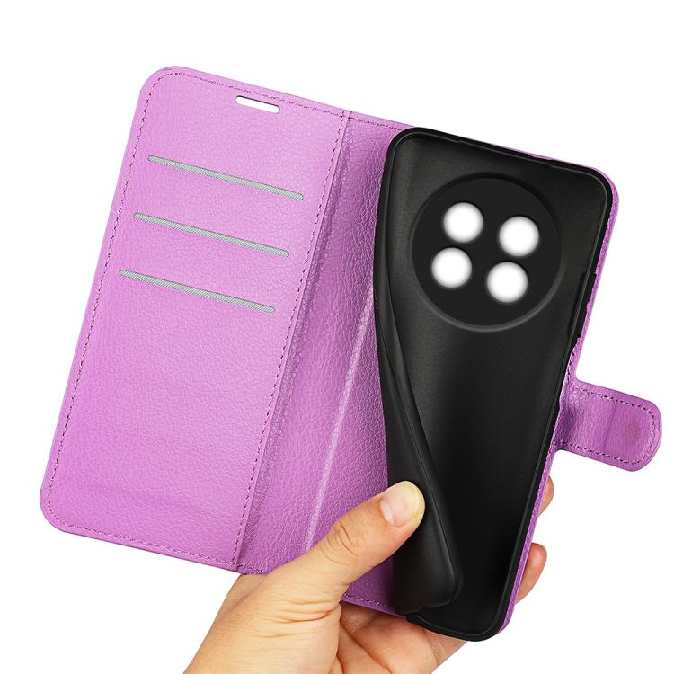For Realme 13+ 5G Litchi Texture Horizontal Flip Leather Phone Case with Holder