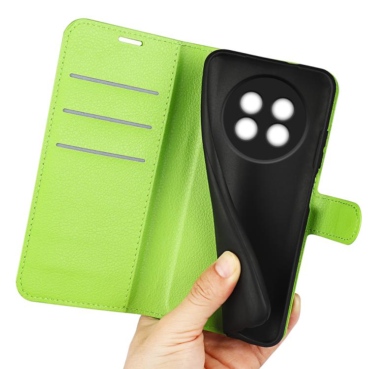 For Realme 13+ 5G Litchi Texture Horizontal Flip Leather Phone Case with Holder