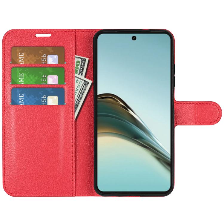 For Realme 13 Pro 5G Litchi Texture Horizontal Flip Leather Phone Case with Holder