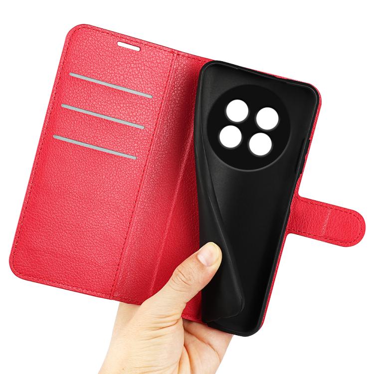 For Realme 13 Pro 5G Litchi Texture Horizontal Flip Leather Phone Case with Holder
