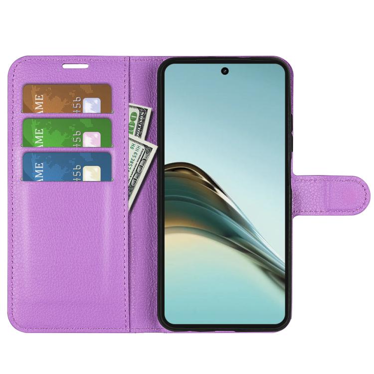 For Realme 13 Pro 5G Litchi Texture Horizontal Flip Leather Phone Case with Holder