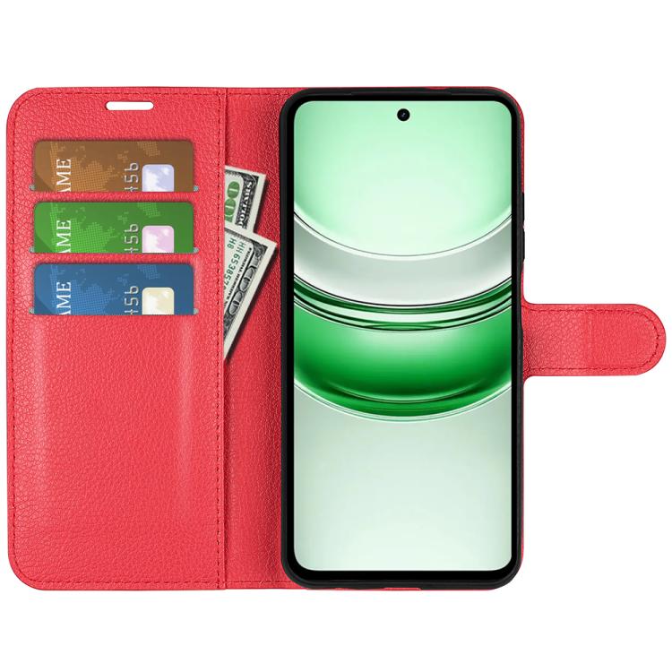 For Realme C71 4G Litchi Texture Horizontal Flip Leather Phone Case with Holder