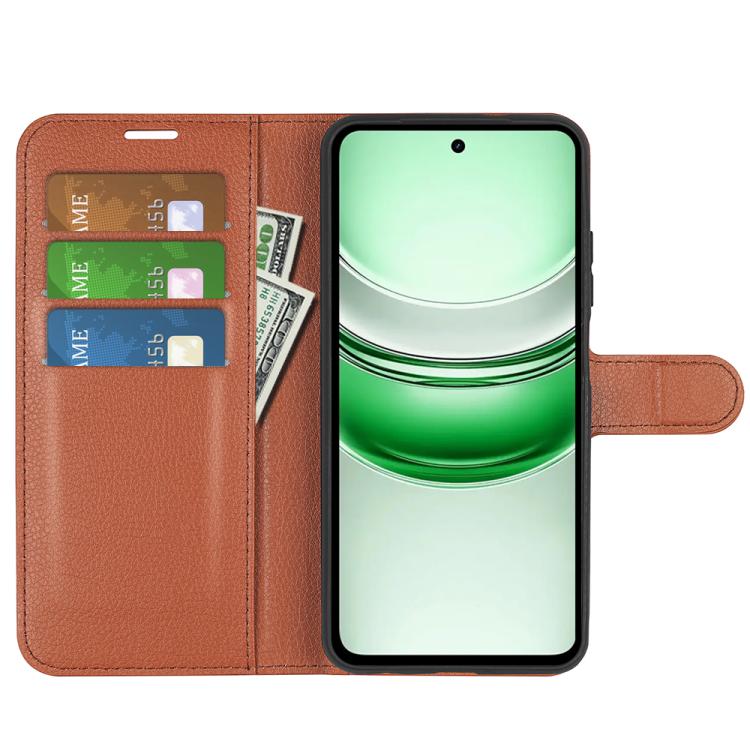 For Realme C71 4G Litchi Texture Horizontal Flip Leather Phone Case with Holder