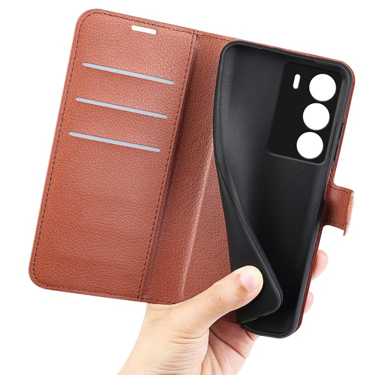 For Realme C71 4G Litchi Texture Horizontal Flip Leather Phone Case with Holder