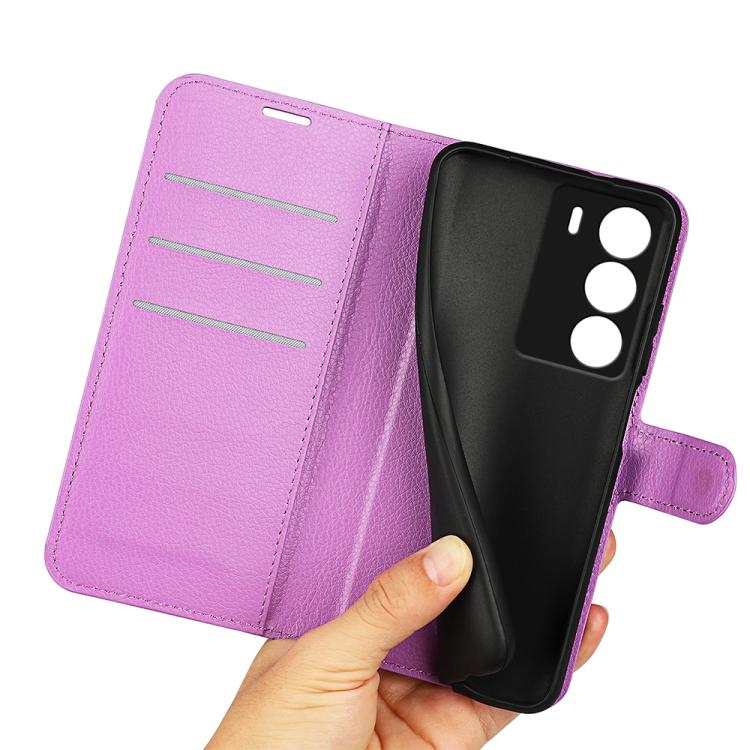 For Realme C71 4G Litchi Texture Horizontal Flip Leather Phone Case with Holder