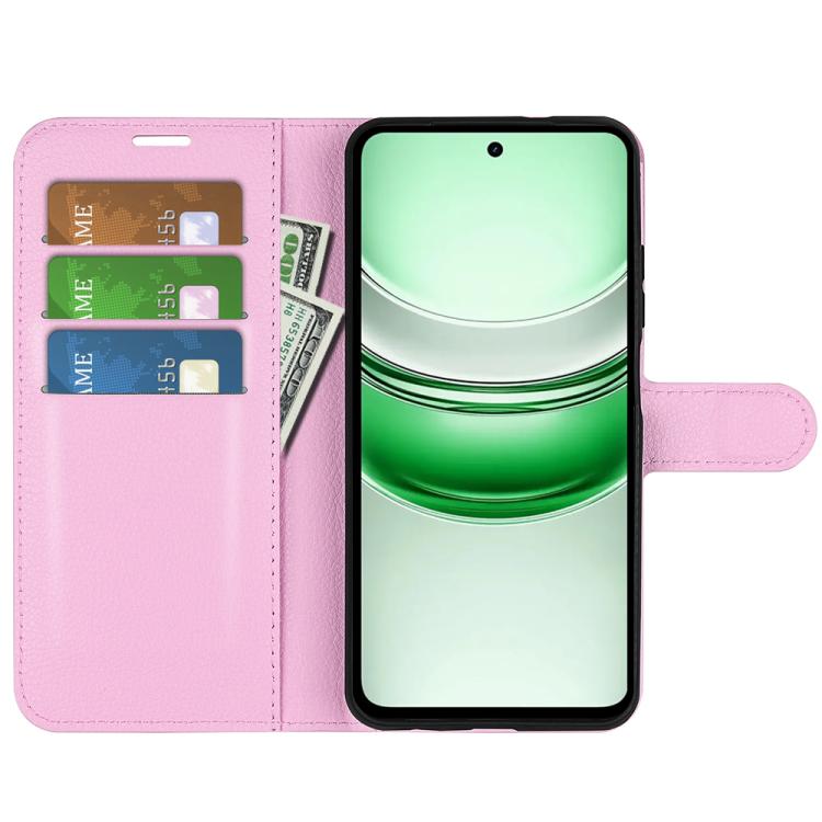 For Realme C71 4G Litchi Texture Horizontal Flip Leather Phone Case with Holder