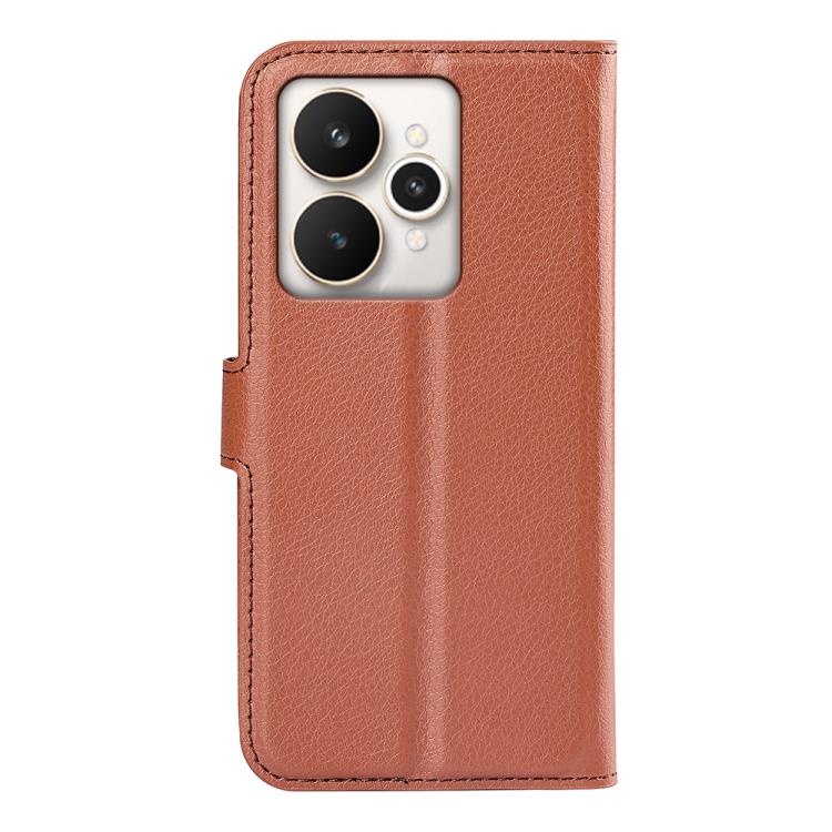 For Realme 15 5G / 15 Pro 5G Litchi Texture Horizontal Flip Leather Phone Case with Holder