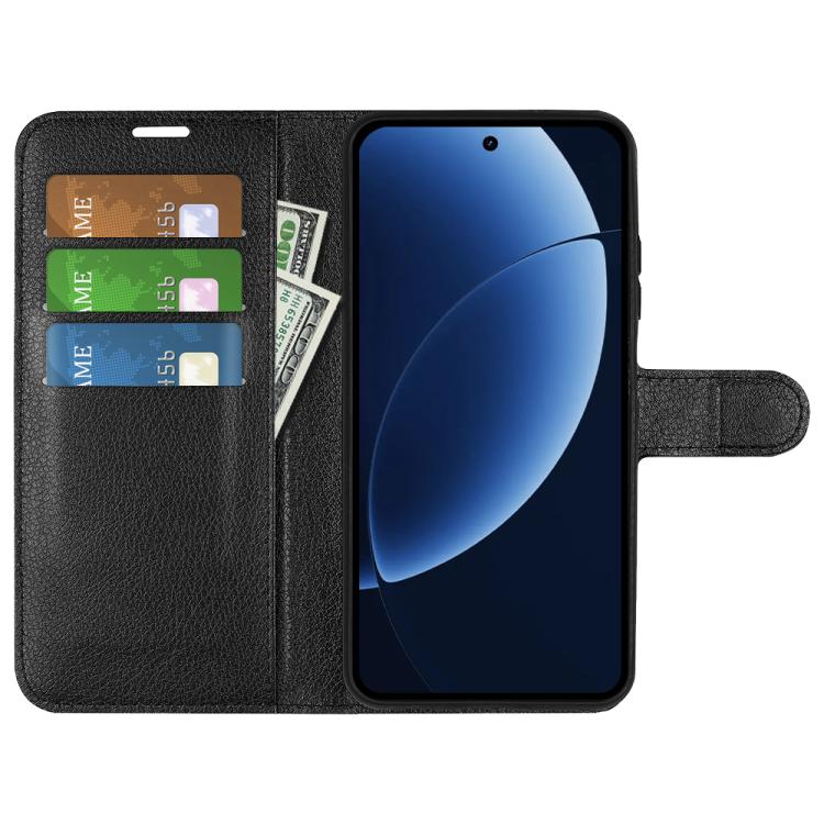 For Realme GT 8 Pro 5G Global Litchi Texture Horizontal Flip Leather Phone Case with Holder