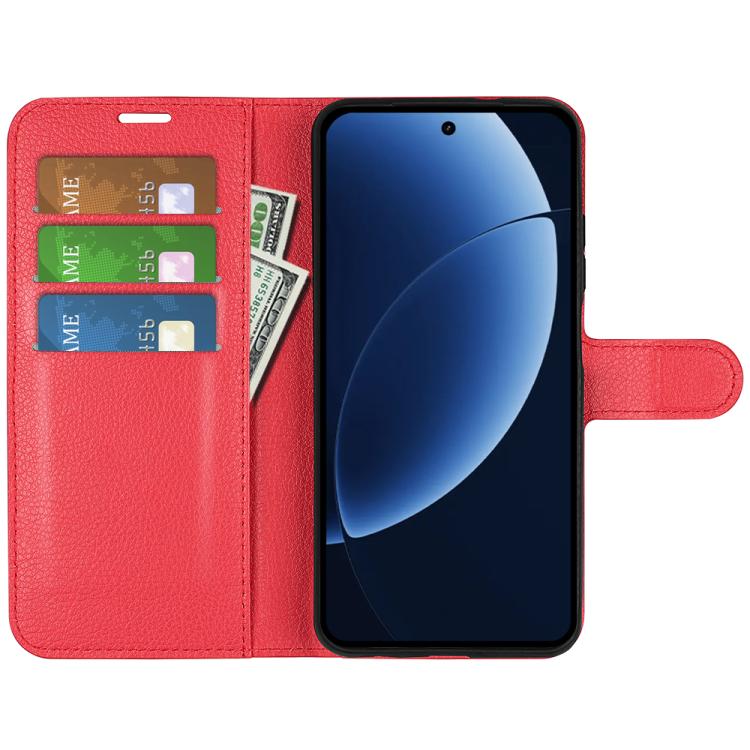 For Realme GT 8 Pro 5G Global Litchi Texture Horizontal Flip Leather Phone Case with Holder
