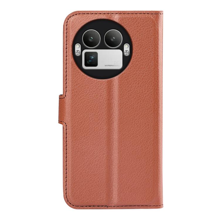 For Realme GT 8 Pro 5G Global Litchi Texture Horizontal Flip Leather Phone Case with Holder
