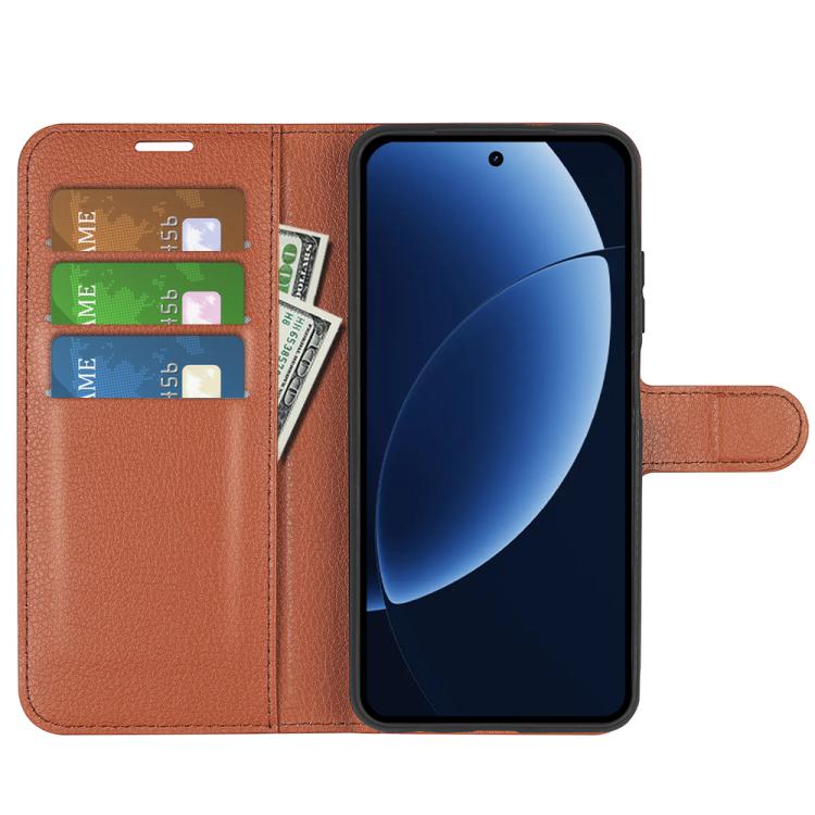 For Realme GT 8 Pro 5G Global Litchi Texture Horizontal Flip Leather Phone Case with Holder