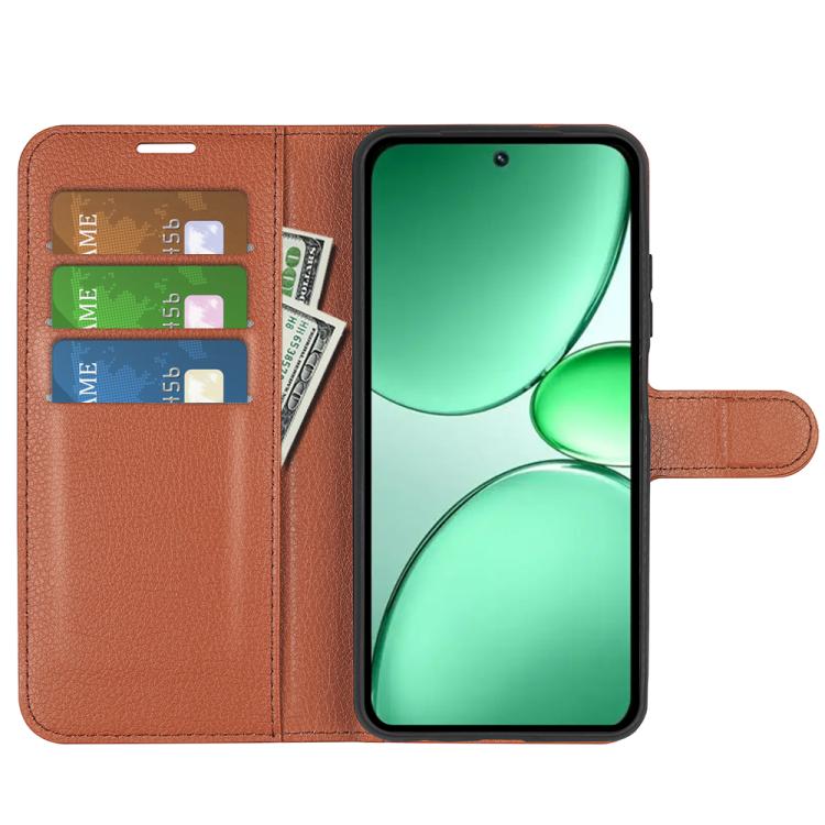 For Realme C85 Pro 4G Litchi Texture Horizontal Flip Leather Phone Case with Holder