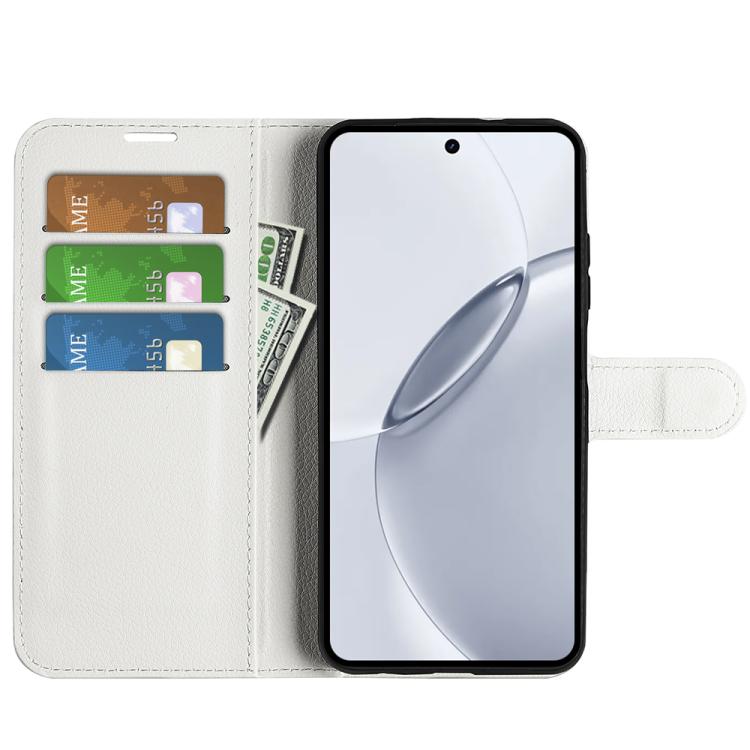 For Realme 16 Pro+ 5G Litchi Texture Horizontal Flip Leather Phone Case with Holder