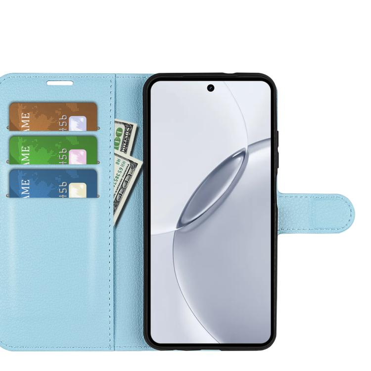 For Realme 16 Pro+ 5G Litchi Texture Horizontal Flip Leather Phone Case with Holder