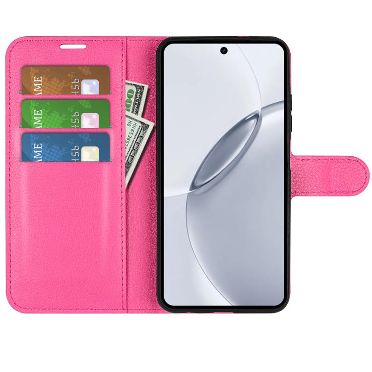 For Realme 16 Pro+ 5G Litchi Texture Horizontal Flip Leather Phone Case with Holder