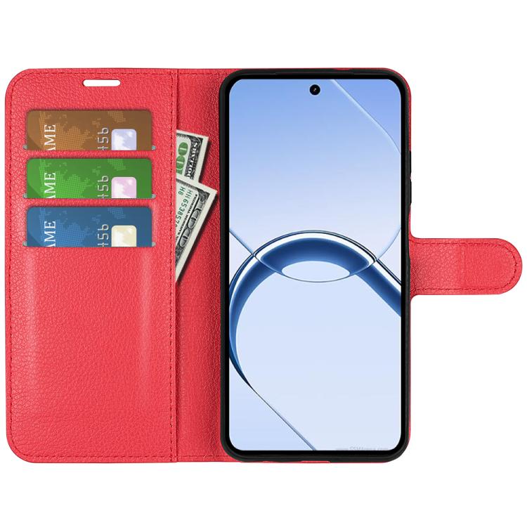 For Realme 16 5G Litchi Texture Horizontal Flip Leather Phone Case with Holder