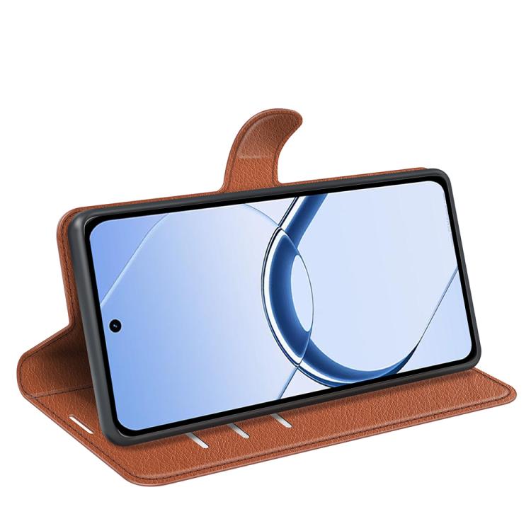 For Realme 16 5G Litchi Texture Horizontal Flip Leather Phone Case with Holder