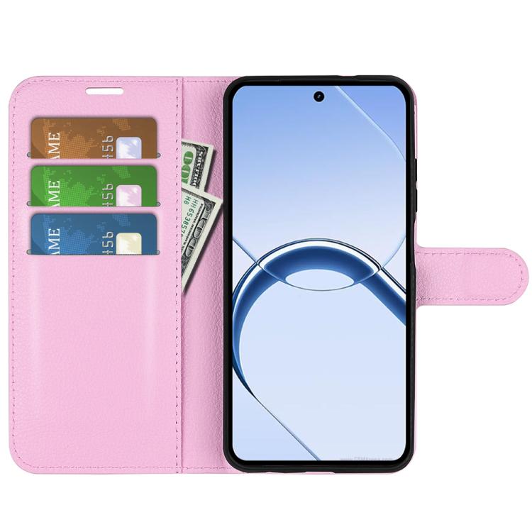 For Realme 16 5G Litchi Texture Horizontal Flip Leather Phone Case with Holder