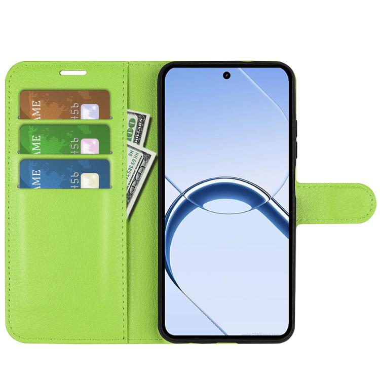 For Realme 16 5G Litchi Texture Horizontal Flip Leather Phone Case with Holder